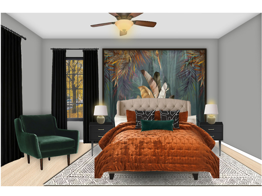 Modern Interior Bedroom Design - Cristina Isabel Design