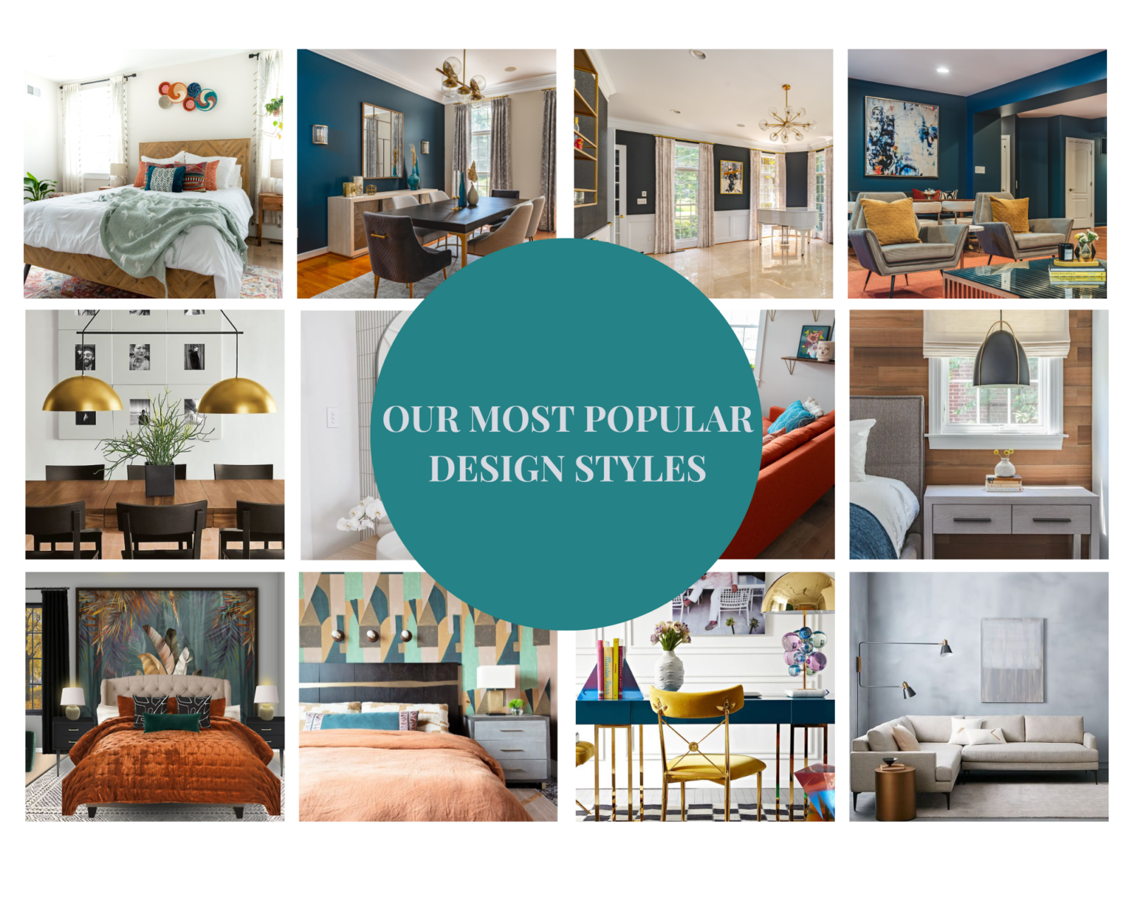 Our Most Popular Design Styles - Cristina Isabel Design