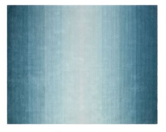 Blue polyester rug